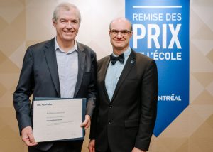 Christian Vandenberghe reçoit Le Grand Prix de Recherche 2019